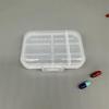 Fabricante de cajas de medicamentos Caja de almacenamiento de pastillas de 8 compartimentos Caja de medicamentos portátil para una semana Caja de embalaje de medicamentos imprimible