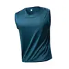 [Exclusivo Transfronterizo] Camiseta Redonda de Seda Helada Talla Grande para Jóvenes y Adultos Moda Casual Verano Fresca para Correr y Deportes