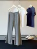 Pantalones Casuales Acampanados Cortos de Cintura Alta con Cordón para Mujer 2026, Ajuste Delgado de Verano, Pantalones de Yoga Suaves y con Caída