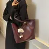 Bolsa Tote Grande Capacidade para Mulheres, Bolsa para Trabalho e Deslocamento, Nova Bolsa de Ombro Super Popular Outono e Inverno 2025, Bolsa de Ombro de Alta Qualidade