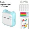 Nueva impresora térmica adhesiva A31 de mano portátil para teléfono móvil Bluetooth Mini impresora para estudiantes de preguntas incorrectas