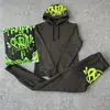 Marca Callejera Moda Casual Ropa Deportiva Tops y Pantalones Invierno Hip-Hop Unisex Sudadera con Capucha Sudadera Deportiva