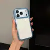 Funda de acrílico para Airbag de Crema Instantánea para Apple 18PROMAX a Prueba de Caídas 17PRO Moderna 13/14 Funda Protectora con Agujero de Precisión