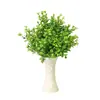 Parede de plantas artificiais para exterior, flor artificial, grama artificial, parede de fundo para interior, decoração, grama de primavera, eucalipto, cerca divisória, flor atacado