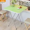 Mesa Plegable para Puestos, Mesa de Comedor, Mesa de Comedor Portátil para Dormitorios, Mesa Pequeña para 4 Personas, Adecuada para Espacios Pequeños