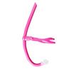 Snorkel de Montaje Frontal para Principiantes Natación Entrenamiento Profesional de Silicona Paja para Adultos Natación Estilo Libre Buceo Antiahogamiento