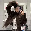 Jaqueta de Veludo de Couro de Veado Feminina Curta Primavera e Outono 2025 Novo Estilo Coreano Top Pequeno Solto de Alta Qualidade Peça de Roupa Externa