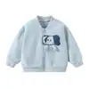 Roupa Infantil Panda Kaka Roupas de Outono para Meninas Jaqueta Casual para Meninos Conjunto de Duas Peças Roupas de Início de Primavera para Bebê Tendência