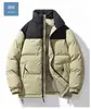 Chaqueta acolchada de algodón de invierno para hombre y mujer, talla grande, tendencia deportiva para parejas, abrigo cálido acolchado, 2024