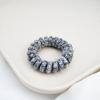Diadema de línea telefónica tejida de mezcla de algodón de colores, cuerda elástica para el pelo, cuerda para el pelo duradera de otoño e invierno, cuerda para el pelo, goma elástica, diadema