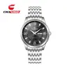 Reloj automático para hombre CHAXIGO, superventas transfronterizo, con calendario, día de la semana, resistente al agua, acero inoxidable, esfera grande, reloj de cuarzo de negocios