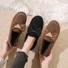 Zapatos de Tela Old Beijing Estilo Nuevo Invierno 2026 con Forro de Felpa para Calidez, Pantuflas de Algodón para Mujer de Uso Diario en Casa y en Interiores, Zapatos de Algodón sin Cordones