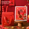 Bolsa de Tote Año del Caballo 2026 Empaque de Pasteles de Nieve Nougat Galletas Galletas Empaque de Regalo Festival de Primavera Año Nuevo con Ventana