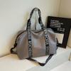 Bolsa de Ombro Grande Moda Casual Simples Estilo Novo Transfronteiriça Feminina Estilo Coreano Grande Capacidade Crossbody Bolsa de Maternidade Dupla Finalidade Bolsa de Viagem