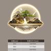 Nueva Pintura Decorativa de Entrada para el Hogar Estilo Chino Pintura de Paisaje Agua Shengcai con Luz Pasillo Recibidor Pintura Colgante Mural Pino de Bienvenida