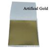 Venta al por mayor del fabricante Alta calidad 9 cm Taiwán Lámina de oro imitación Pintura de decoración de techo Manicura Papel de lámina de oro multicolor