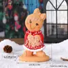 Adornos de Hombre de Jengibre Navideño, Decoraciones de Resina de Dibujos Animados para Habitaciones Infantiles, Regalos Navideños, Accesorios para Crear Ambiente
