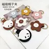 Bestseller transfronterizo: Pequeño clip magnético para sombrero con forma de panda, colgante para bolso, hebilla decorativa, gadget de almacenamiento para viajes al aire libre
