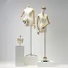 Maniquí de Exhibición para Busto Pequeño Estilo Coreano, Accesorios para Maniquí Femenino de Medio Cuerpo para Escaparate, Muñeco, Soporte de Exhibición