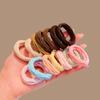 Diadema para el cabello de niños color cola de caballo alta cuerda para el cabello diadema ultra ancha banda para el cabello goma elástica sin costuras de alta elasticidad niña linda cabello