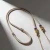 Cordón de Cuerda de Jade Tejido Completamente a Mano para Colgante para Mujeres, Cuerda de Collar de Ámbar, Cuerda de Joyería de Alta Calidad