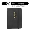 Caderno de Desenho Portátil Pequeno Caderno de Escritório Logo Personalizado Papelaria Couro Macio A5 Bolso com Aba Caderno de Calça