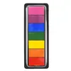 Tira de Almohadilla de Tinta Siete Colores para Graffiti Infantil Pintura de Dedos DIY Almohadilla de Tinta Diario Sello de Goma Tinta Colorida