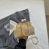Bolso Bordado Estilo Chino Nuevo de Shuai Mi para Mujer, Nuevo Modelo Verano 2026, Elegante Bolso Cruzado con Cadena de Perlas, Bolso de Mano