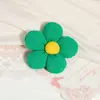 Broches de Flor de Cinco Pétalos Rellenos de Algodón Tridimensionales de Colores Accesorios para Joyería DIY Accesorios de Joyería Hechos a Mano Materiales para Tocado de Tela Venta al por Mayor