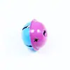 Campana grande de 4 cm pintura dos colores accesorios DIY decoración de collar de perro navideño colgante de llavero materiales hechos a mano