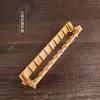 Portavasos secador de tazas de bambú estante de secado y almacenamiento escurridor portavasos de té set de té kung fu portátil accesorios para ceremonia del té venta directa de fábrica