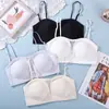 Sujetador Sexy de Espalda Descubierta con Tirantes Finos Estilo Japonés Sin Aros, Sujetador Push-Up para Reunir el Pecho Lateral, Sujetador Transpirable de Media Copa con Banda de Gelatina