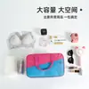 Bolsa de Tocador con Separación Seco y Húmedo, Bolsa Cosmética Portátil Impermeable para Viaje, Bolsa de Natación, Bolsa de Almacenamiento, Bolsa de Playa de Gran Capacidad, Portátil