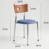 Silla de Comedor Nórdica Vintage de Madera Maciza para el Hogar Berg, Mesa y Sillas de Comedor de Diseñador Minimalistas Modernas de Moda, Estilo Retro Francés