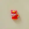 Caballo de Dibujos Animados Año del Zodiaco Estilo Año Nuevo Accesorios de Resina Brillante Pegamento de Crema para Manualidades Materiales para Fundas de Teléfono Accesorios para el Cabello Pasador