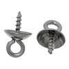 Acero inoxidable Colgante portaperlas tapa de cuenta/portacuentas/tapa de cuenta cuenco soldadura ojo de oveja