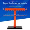 Régua de alavanca e suporte 29005 mecânica de ensino de física experimento equipamento de alavanca princípio de ensino instrumento