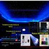 Luz vermelha líquida de fibra óptica produto final colorido mudança de cor telhado estrelado home theater LED luz de fibra óptica fio de fibra óptica de plástico