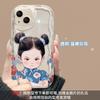 Colgante de niña Guofeng para Apple 15, funda para teléfono móvil iphone 14/13, silicona transparente, 12, linda XS, todo incluido, 7