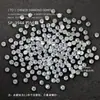 Decoraciones para Uñas: 50 Piezas de Diamantes Redondos Blancos Transparentes y de Colores Irregulares para Uñas, Decoraciones Brillantes de Diamante para Uñas