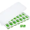 Forma de Gelo DIY com Base Macia de Silicone, 14 Compartimentos de Gelo, Molde Pressionável e Reutilizável de Congelamento Rápido para Barras de Gelo e Gelo Raspado