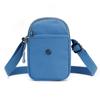 Nova Bolsa de Celular Transversal Bolsa Mini Feminina Multicamadas Tecido Oxford Ombro Nylon Lona Porta-Moedas