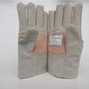 Guantes de cuero para trabajo, de lona para mecánicos, resistentes al desgaste y antiescaldaduras, totalmente forrados, de material compuesto acrílico blanco, para soldadura eléctrica.