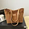Bolsa Grande de Alta Capacidade Simples Popular Deste Ano Feminina 2025 Outono Nova Tendência de Moda Bolsa de Ombro Bolsa Tote para o Trabalho