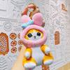Pingente de Mochila Escolar de Boneca Sanliou Ornamento de Boneca Chaveiro de Pelúcia de Gato Tubarão Atacado Pingente de Bolsa de Casal