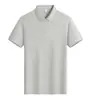 01Camisa polo, seda de hielo, verano, corporativo, transpirable, 10 mujeres mismo estilo, piqué manga corta, hombre cuello camisero manga corta, 88 Lyocell 2