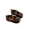 Zapatos Bajos para Niña Estilo Nuevo Primavera y Otoño 2026 Zapatos de Piel Sintética con Separación de Dedos para Bebé con Suelas Suaves y Velcro Zapatos de Princesa Modernos