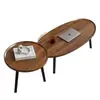 Mesa de Centro para Sala de Estar, Mesa Lateral para Sofá, Mesa Redonda para Uso Doméstico, Mesa de Té Móvil para Balcón, Mesa de Centro Pequeña Minimalista Moderna para Apartamento