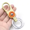 Xinmeida Chaveiro grande para carro Argola de chaveiro de metal Fivela pendurada masculina Cor Dourado/Cor de Pistola 885 Chaveiro