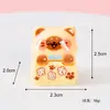 Nova Miniatura de Gatinho DIY Criativa Artesanal Bolsa de Gatinho de Papelão Pingente de Chaveiro Material Pingente de Resina Ornamento